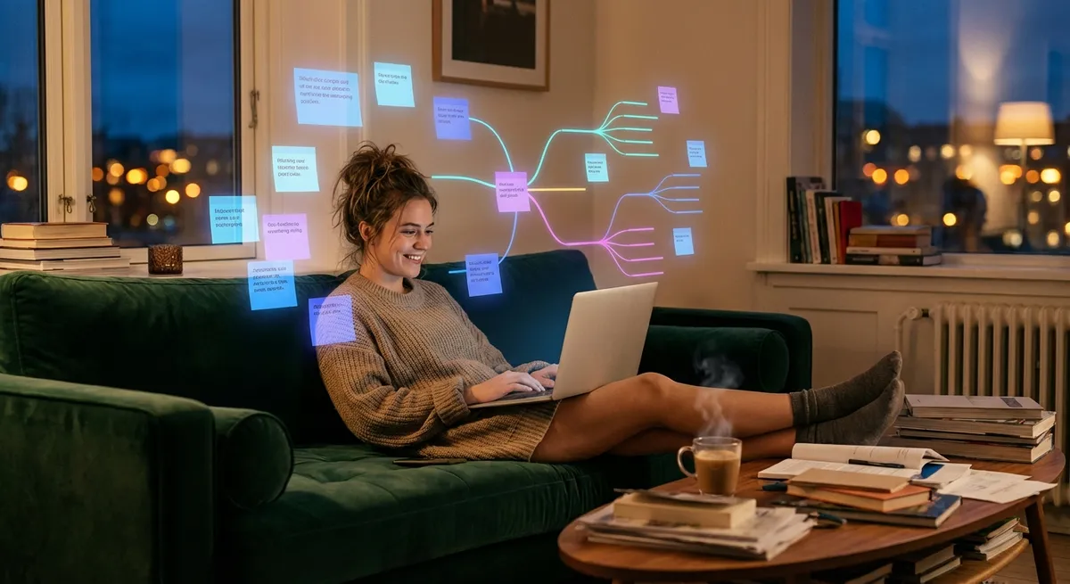 I Tried “Second-Brain” Note‑Taking So My Brain Could Finally Chill