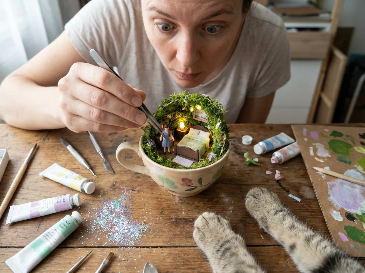 How I Accidentally Became Obsessed With DIY Miniature Worlds
