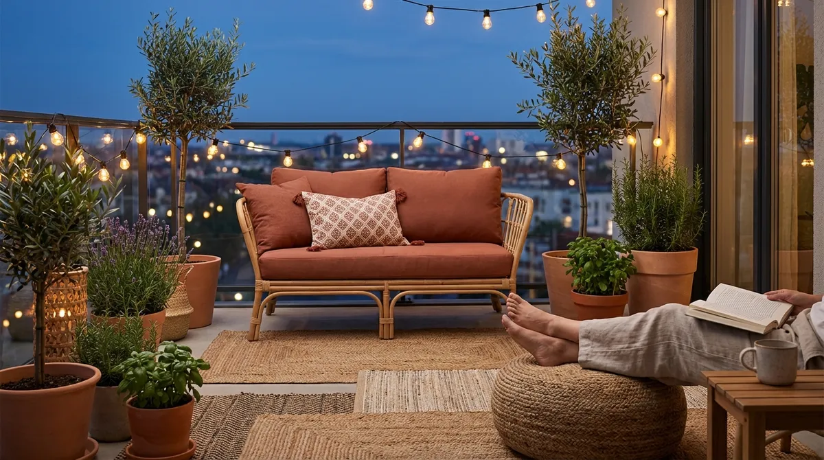 I Turned My Tiny Balcony Into a “Second Living Room” Oasis