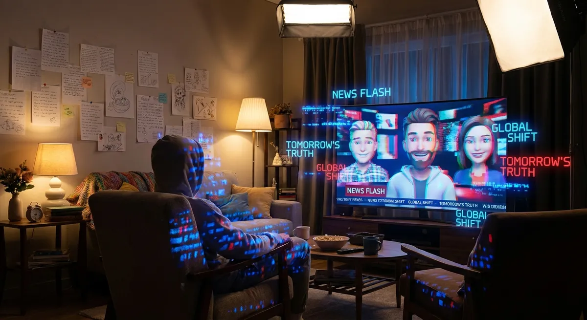 I Watched an AI-Generated “News Channel” for a Week — And It Freaked Me Out More Than Deepfakes