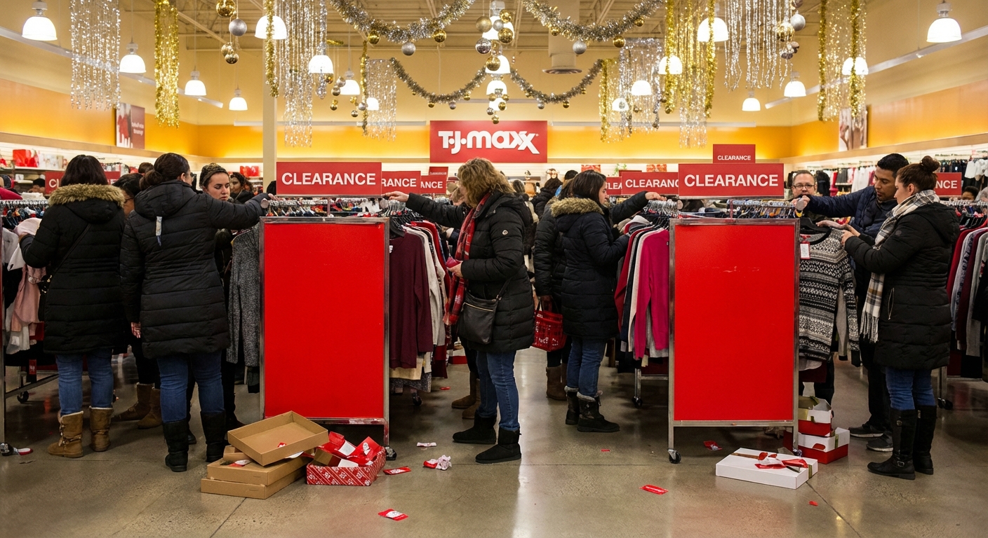 Inside T.J.Maxx's Holiday Clearance